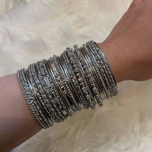 New cara NY silver bangles